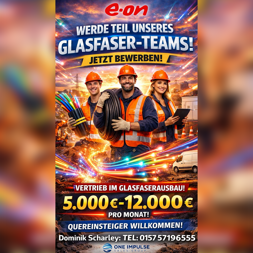 Handelsvertreter (m/w/d) – Door-to-Door Vertrieb E.ON Highspeed – NRW/Ruhrgebiet